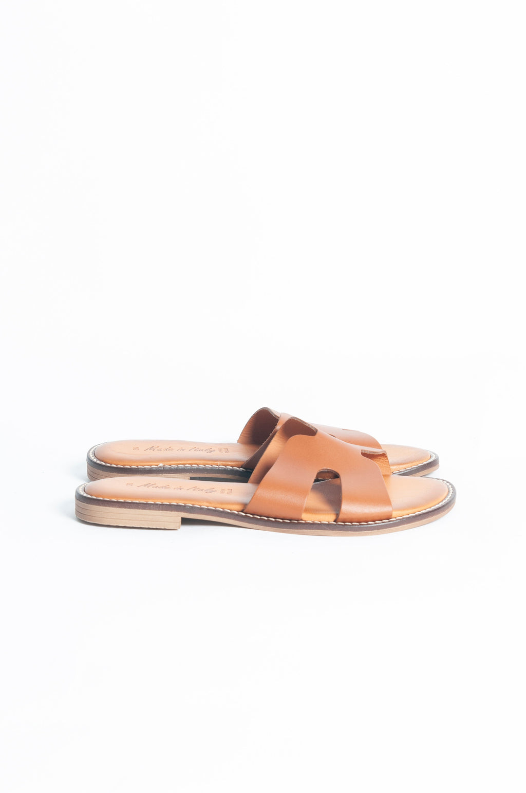 Summer Leather Slide