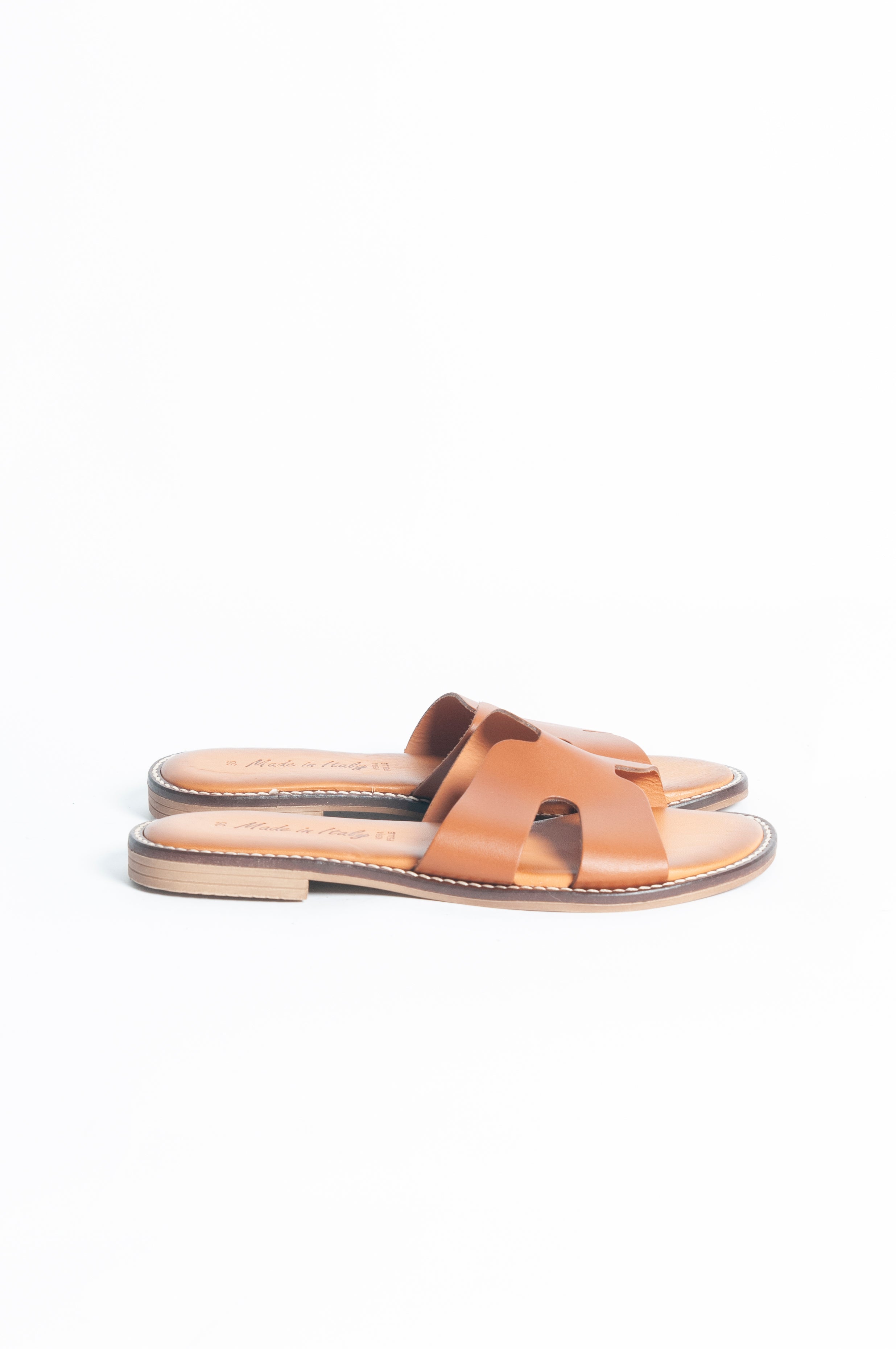 Summer Leather Slide