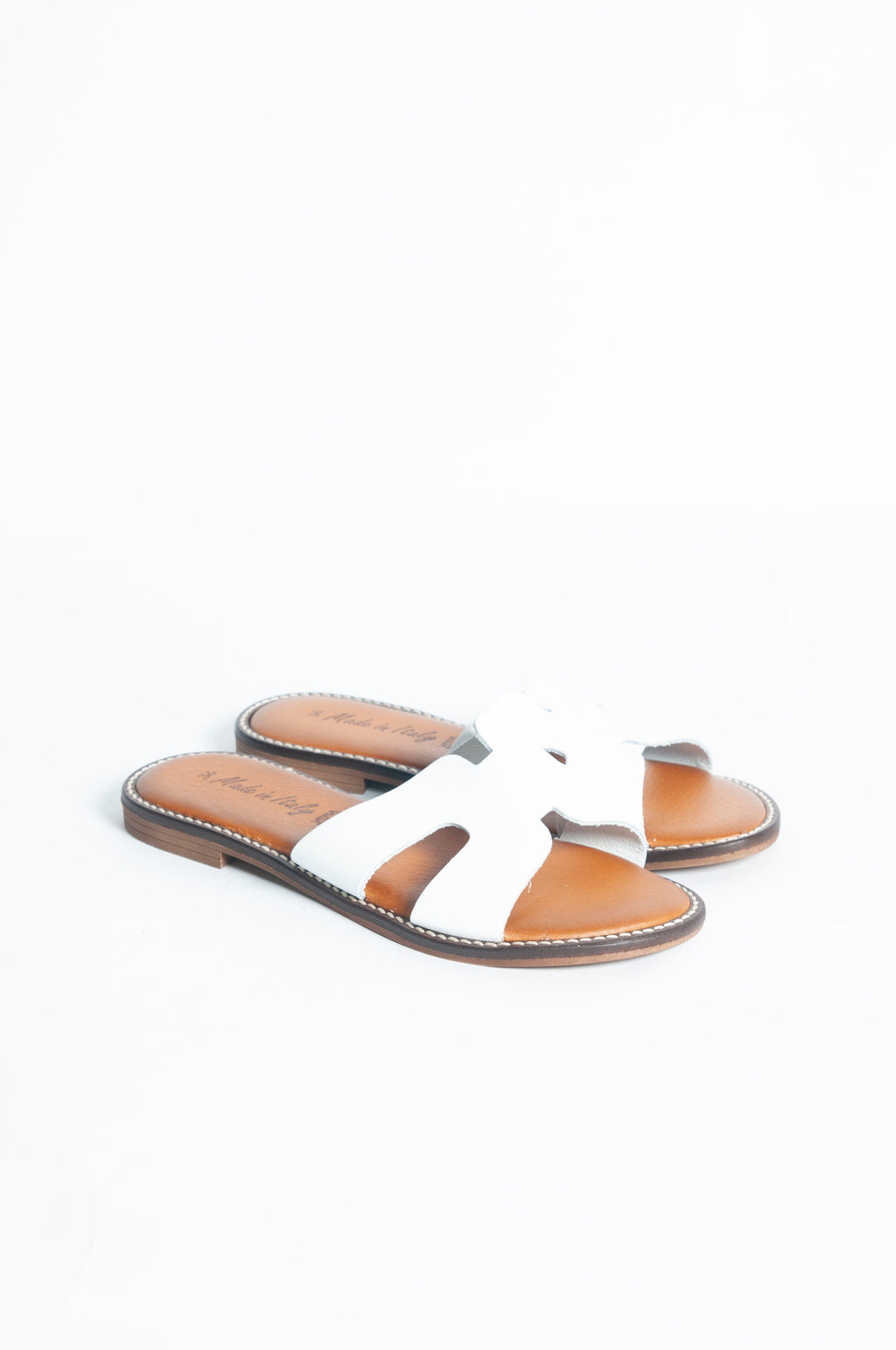 Summer Leather Slide