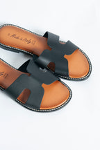 Summer Leather Slide