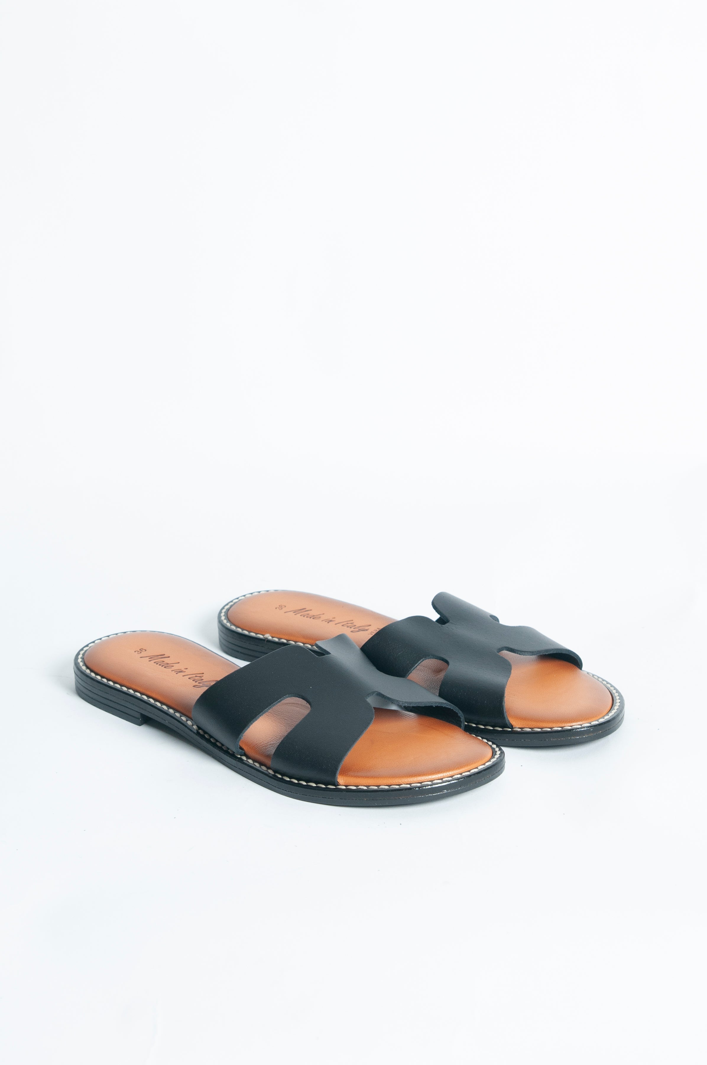 Summer Leather Slide