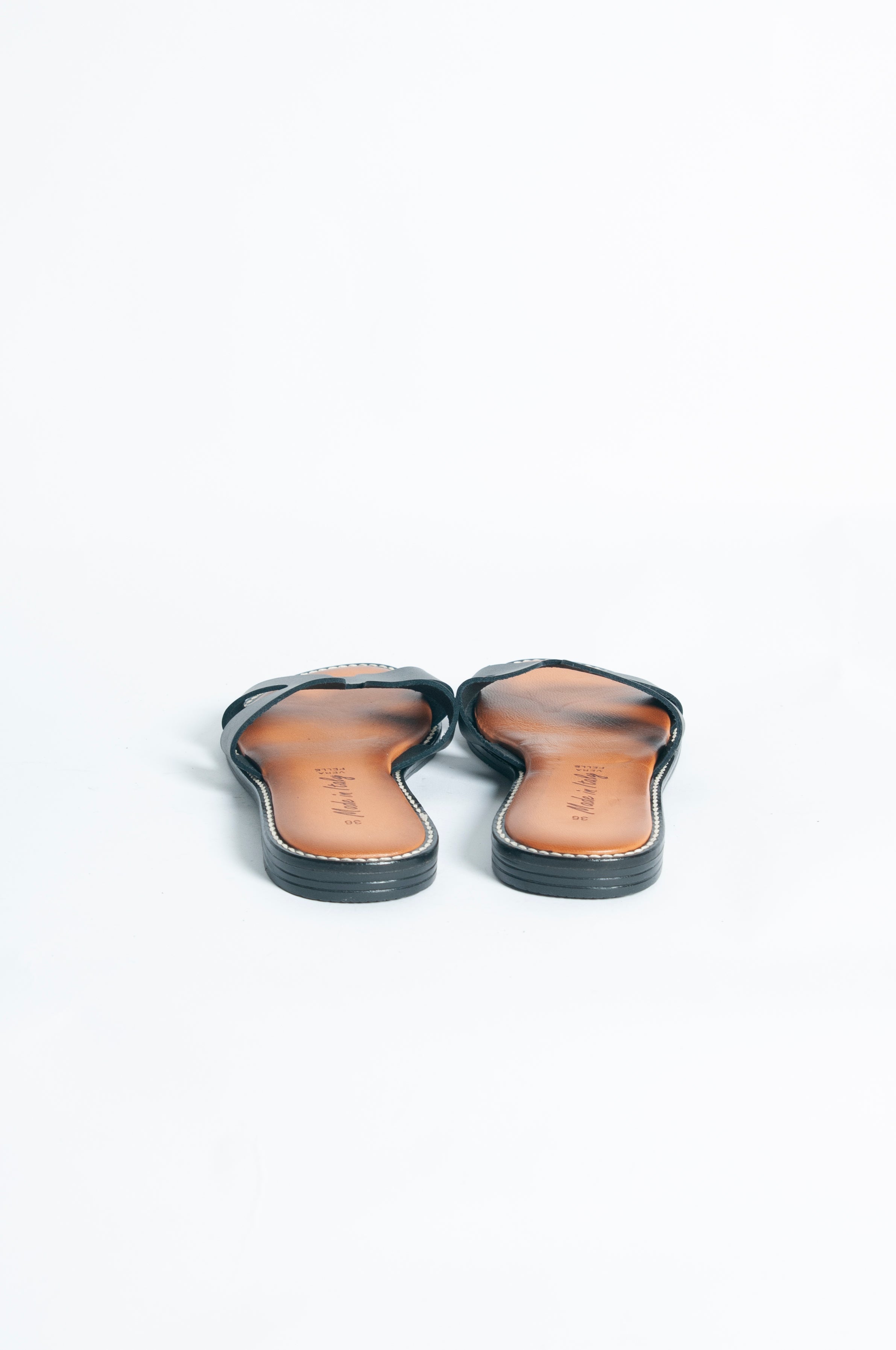 Summer Leather Slide