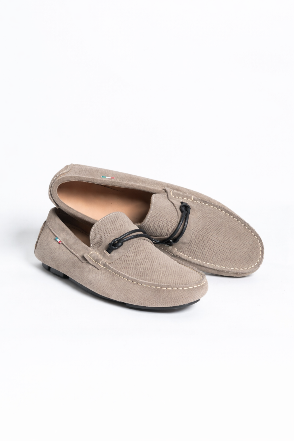 Italian Driving Loafer Stampa Fibbia Corda